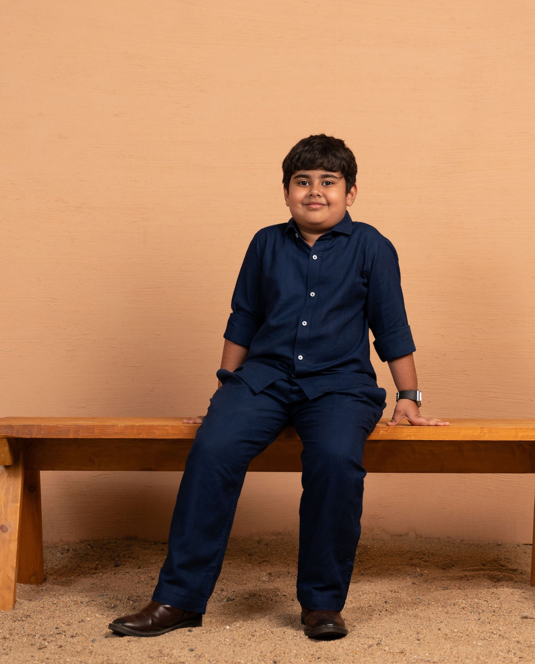 French Edition Junior Linen Top & Bottom Set