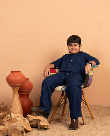 French Edition Junior Linen Top & Bottom Set