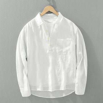Linen Relaxed Fit Kurta Shirt