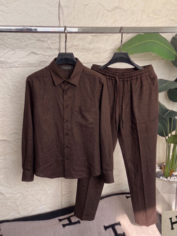 Top & Bottom Set Of Luxury Linen, Luxury And Style
