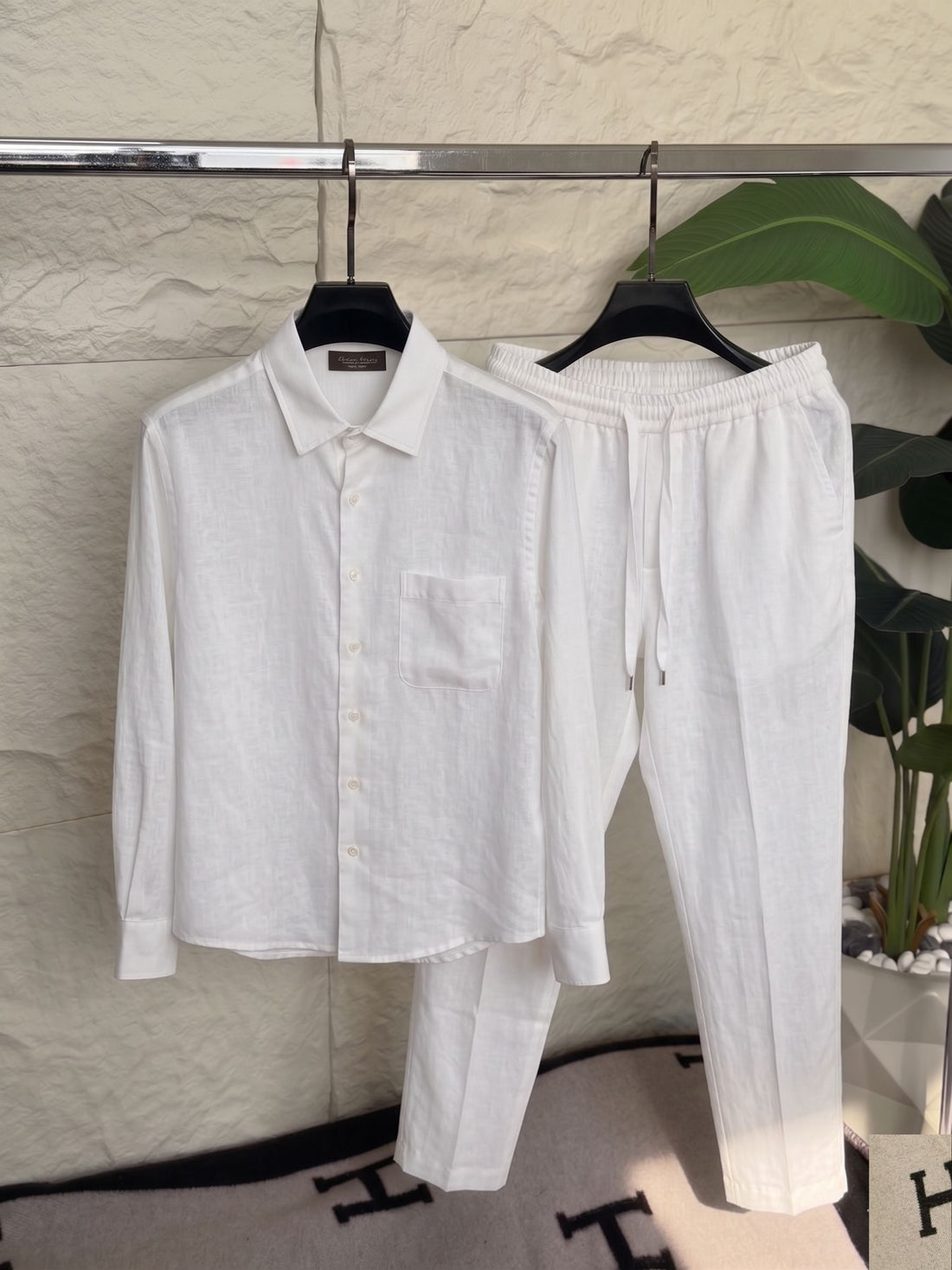 Top & Bottom Set Of Luxury Linen, Luxury And Style