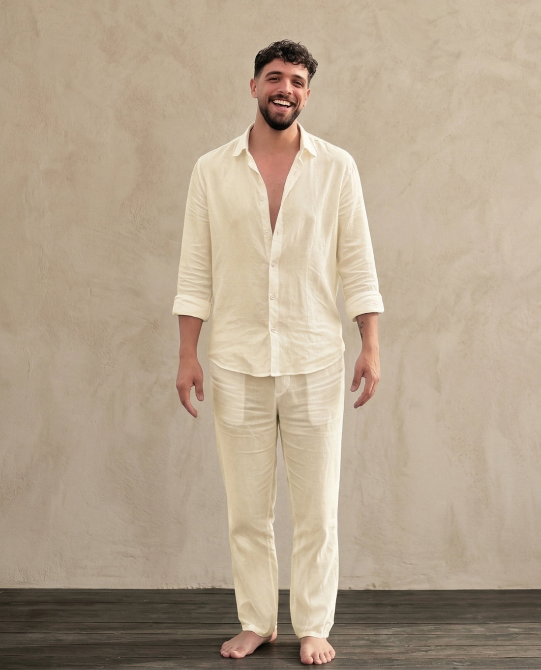 Linen Top & Bottom Set - Luxury Meets Style