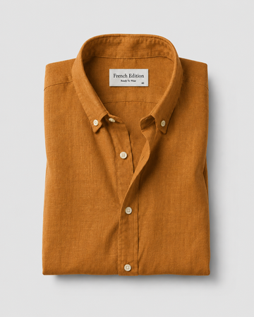 The Luxury Linen Shirt Camel