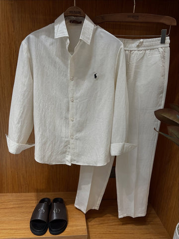 French Linen Blanc Edition White Pair