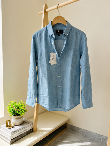 Men’s Relaxed Fit Linen Shirt