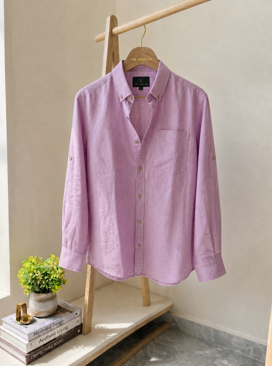 Men’s Relaxed Fit Linen Shirt