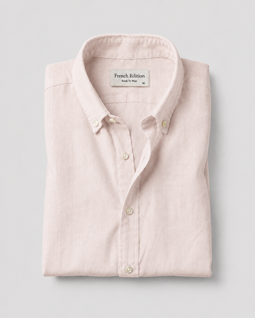 The Luxury Linen Shirt Lite Pink