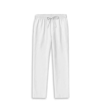 Linen Straight-Leg Trousers
