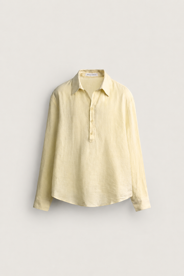 Regular Fit Linen Kurta Shirt